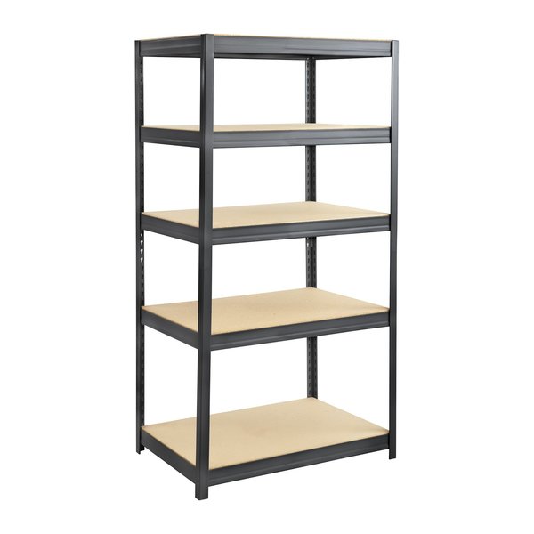 Global Equipment Additional Shelf Level Boltless Wood Deck 36"W x 24"D - Gray 254461